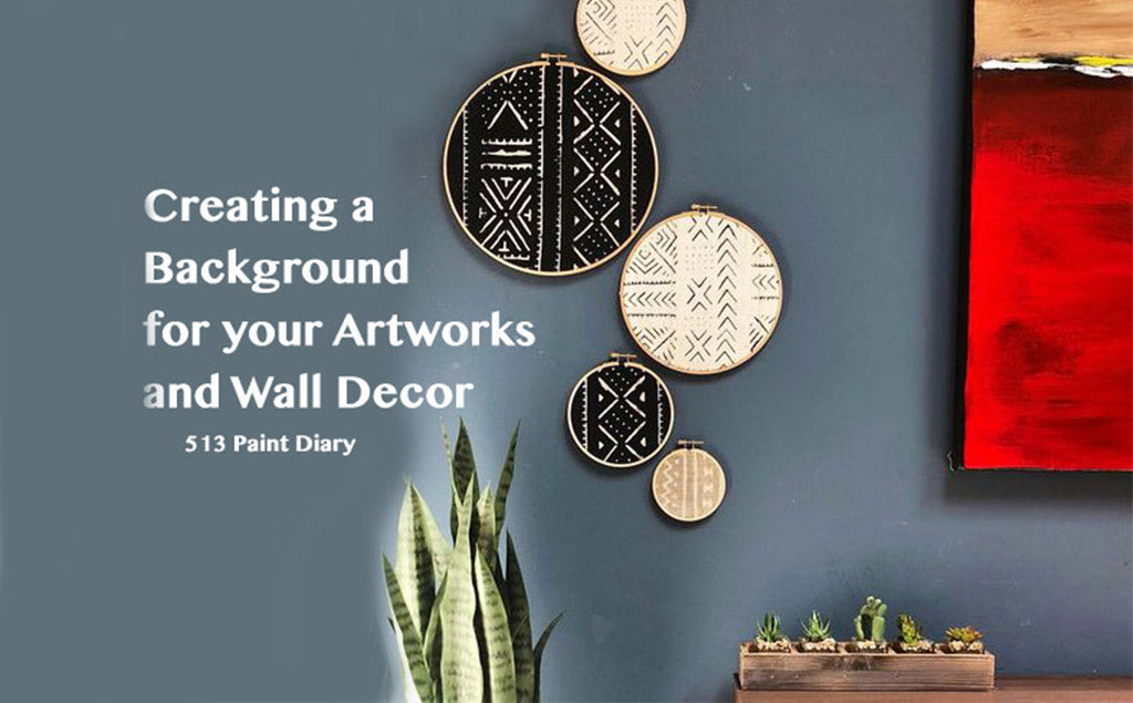 Creating a Background for Your Artworks and Wall Deco